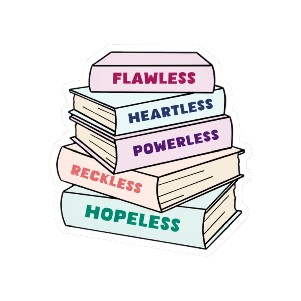 Elsie Silver Chestnut Springs Book Stack Cartoon - alternate angle 3, merchandise