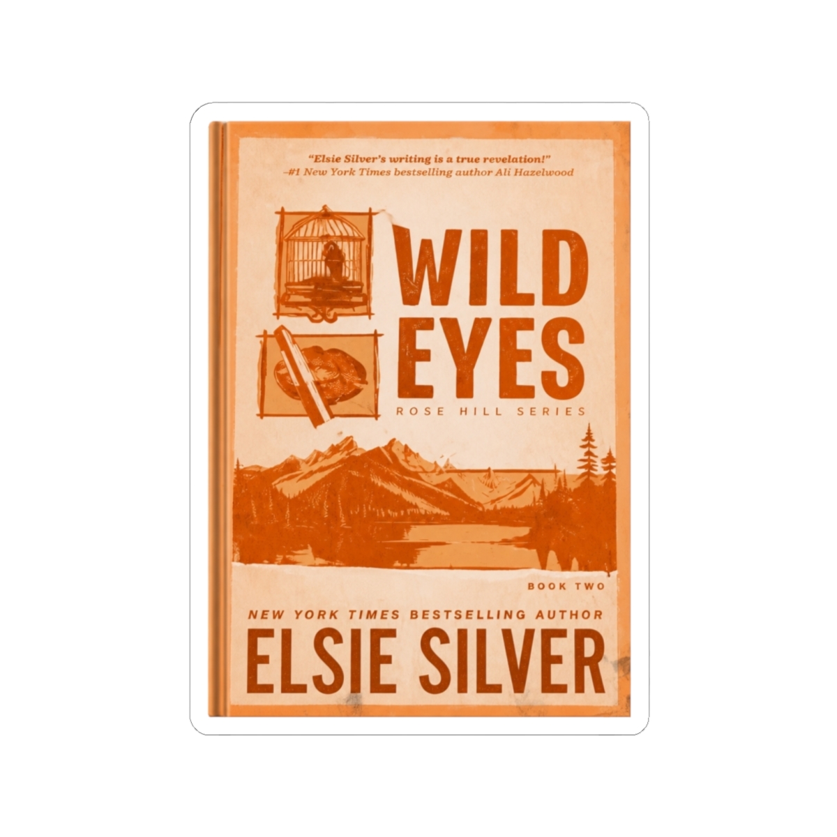 Wild Eyes Elsie Silver Book Sticker