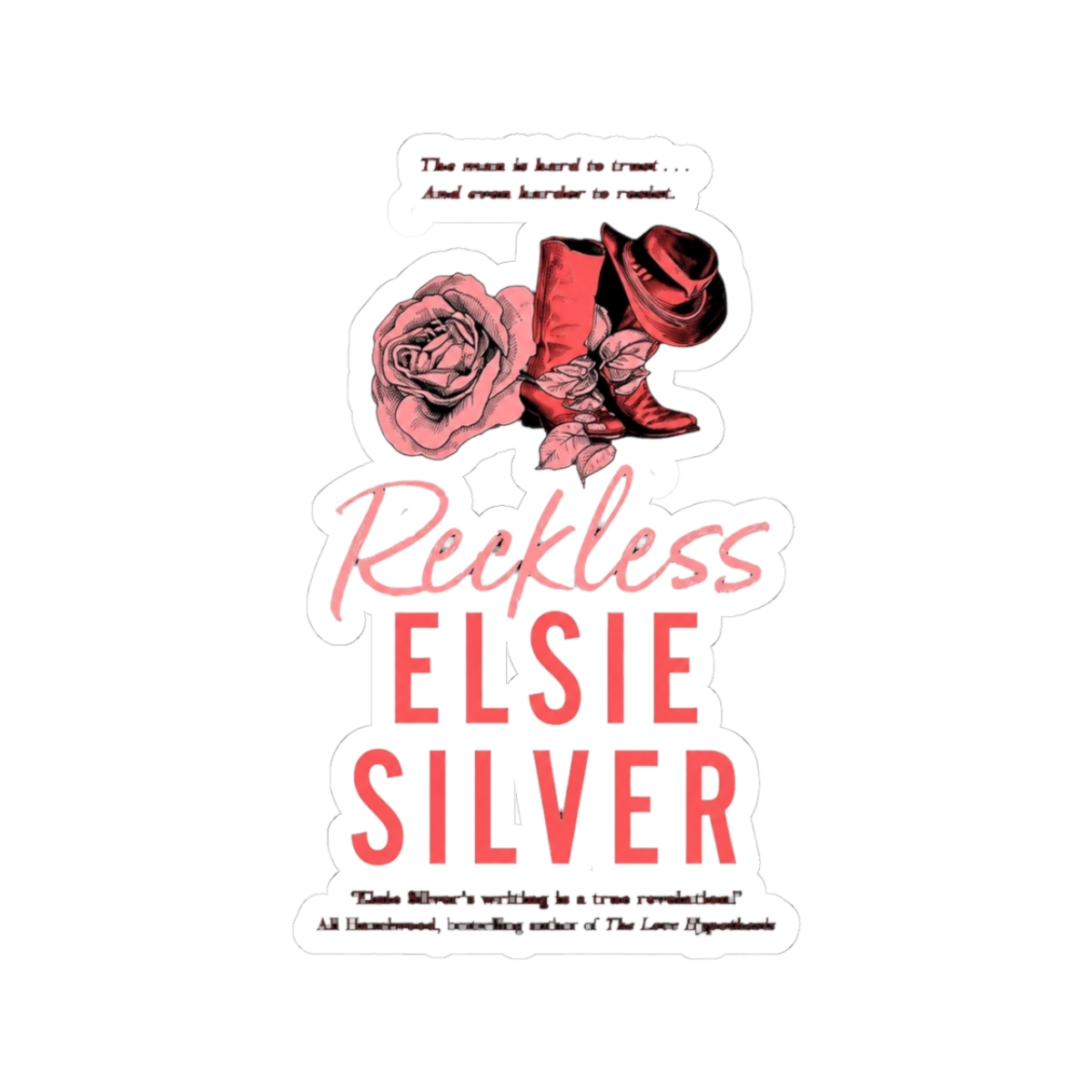 Reckless Elsie Silver Book Sticker - Official stickers merchandise
