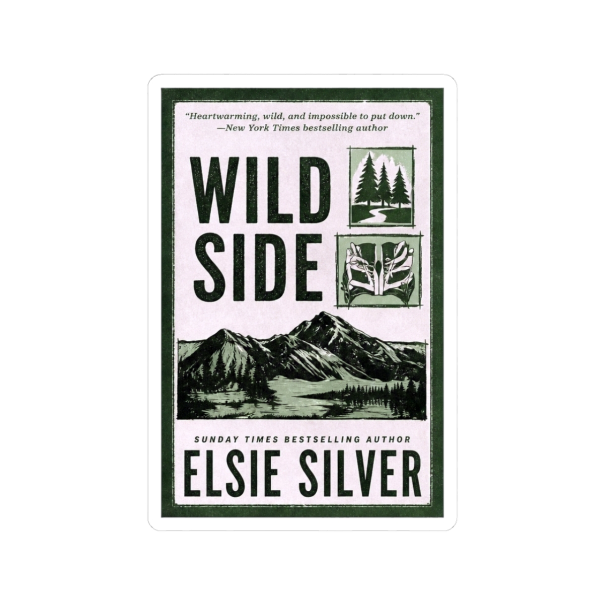 Wild Side Elsie Silver Book Sticker - Official stickers merchandise